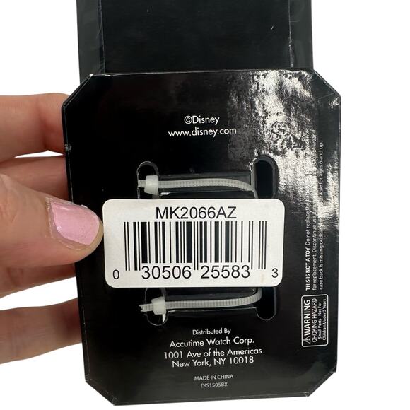 NWT Disney ACCUTIME  Charm Watch - SILVER TONE Multicolored - Picture 2 of 4